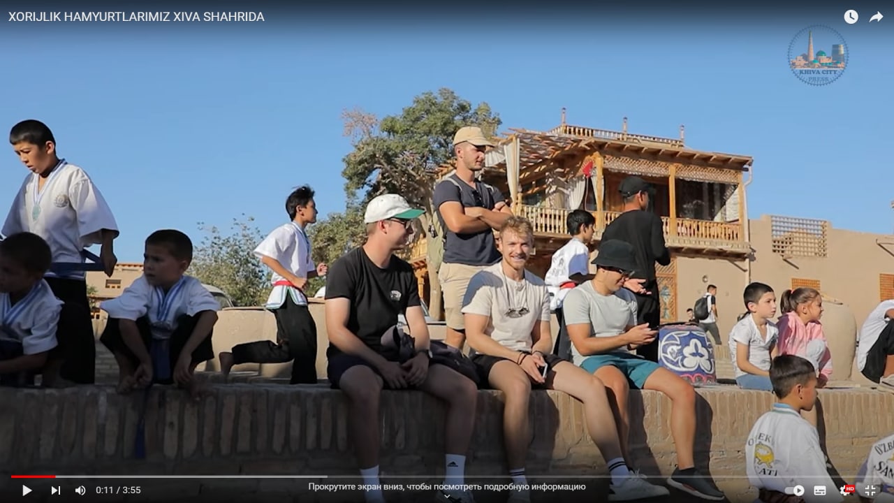 XORIJLIK HAMYURTLARIMIZ XIVA SHAHRIDA XORIJLIK HAMYURTLARIMIZ XIVA SHAHRIDA