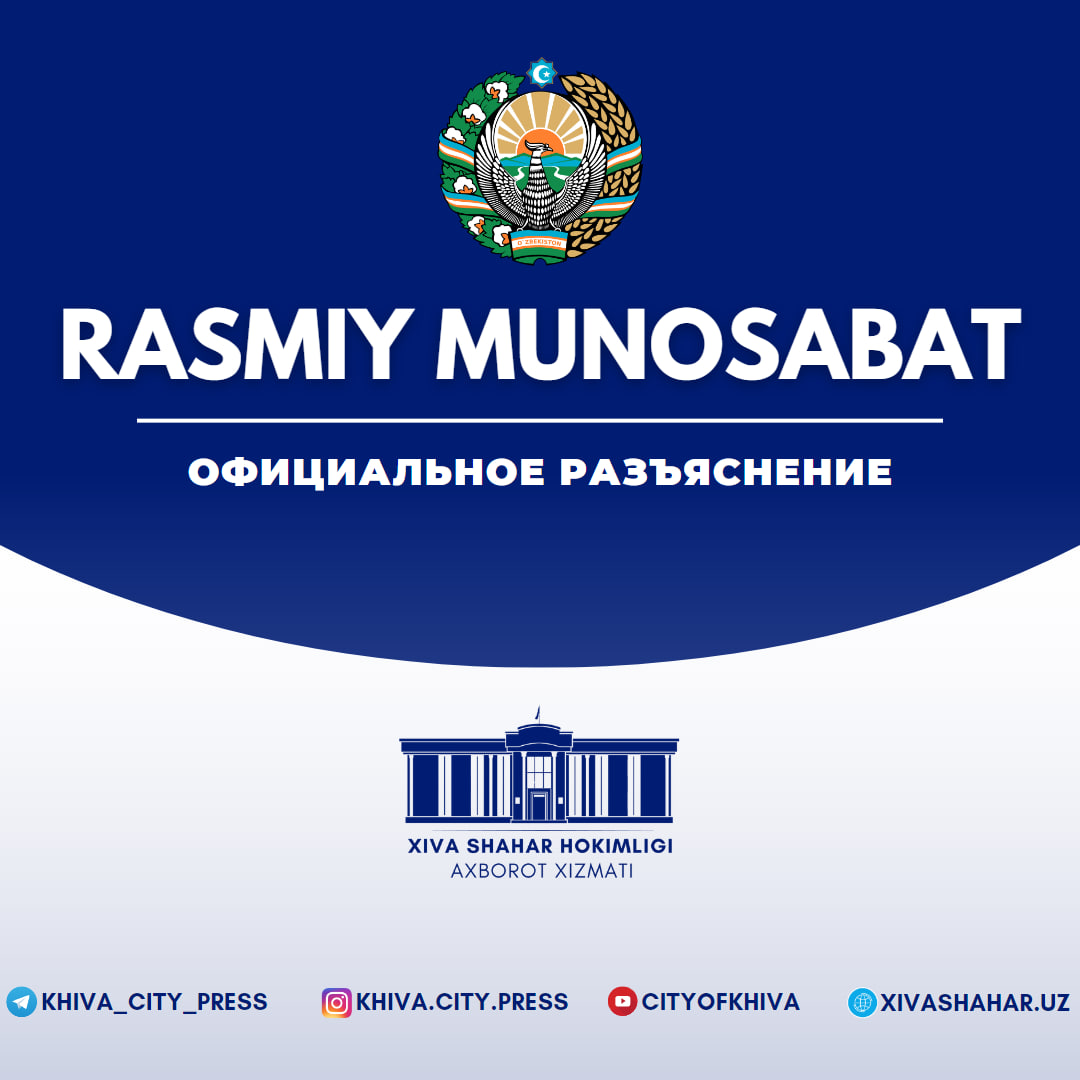 RASMIY MUNOSABAT RASMIY MUNOSABAT
