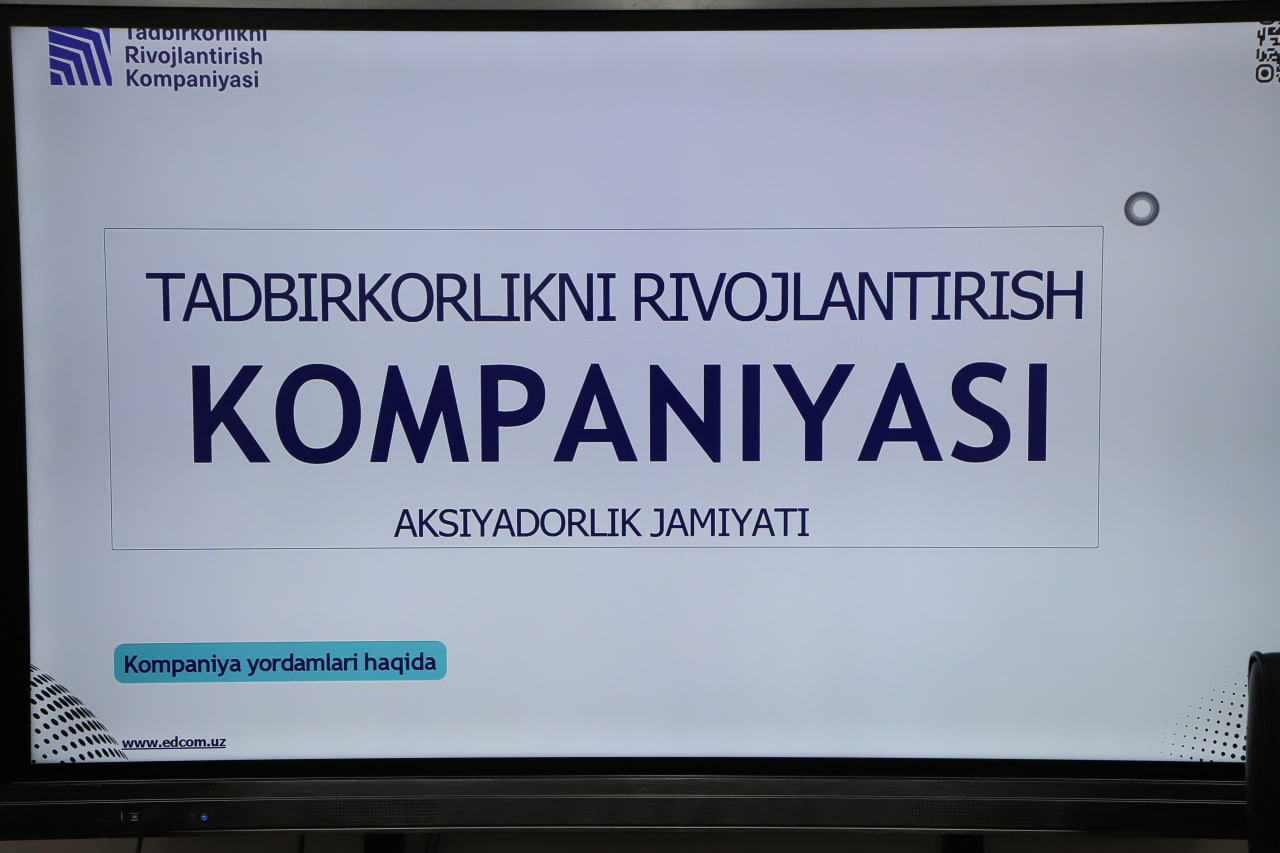 Хива шаҳрида тадбиркорликни ривожлантиришга бағишланган семинар ташкил этилди