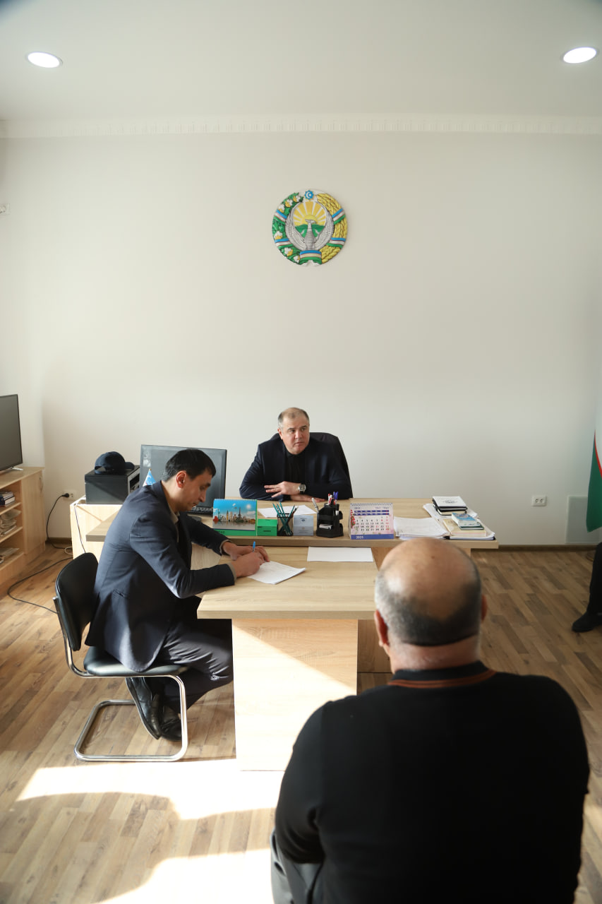 Shahar xokimi fuqarolar murojaatlarini qabul qildi